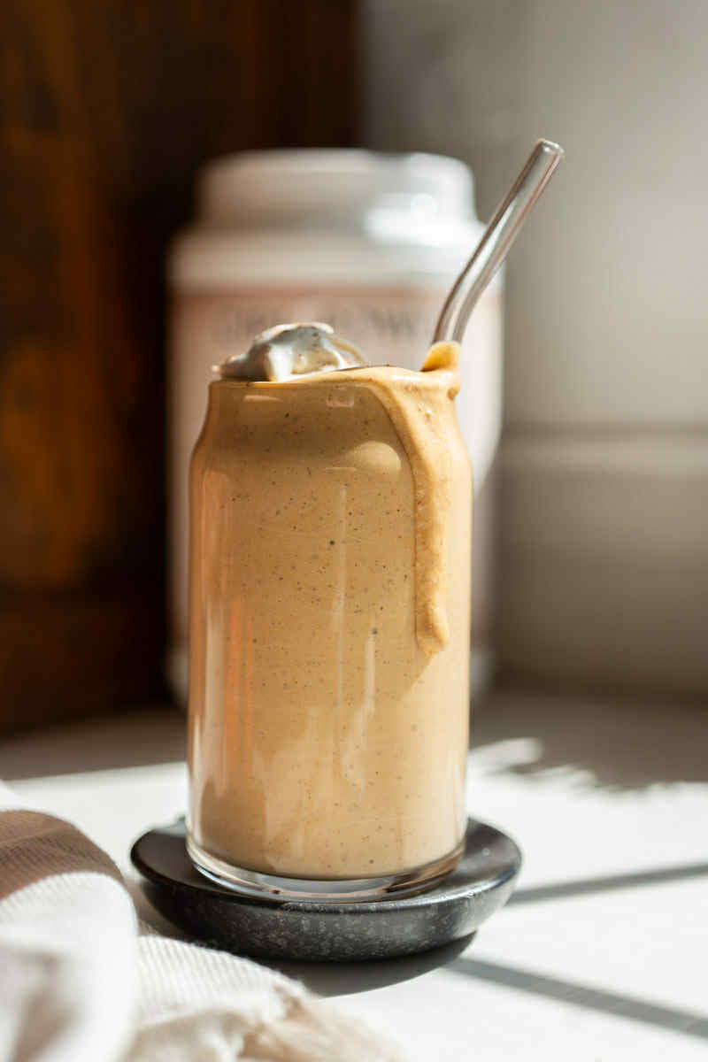 Smoothie Pumpkin Spice au café caramel