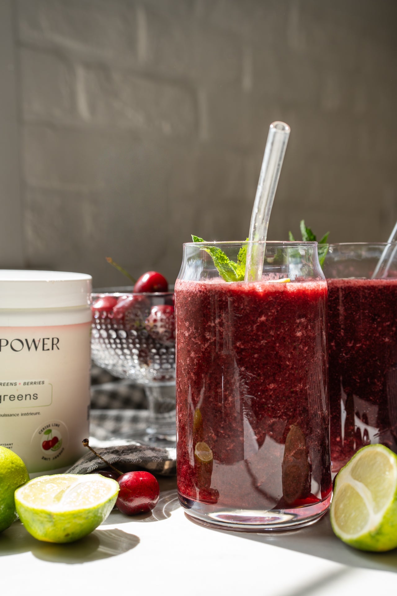 Cherry Mojito Smoothie