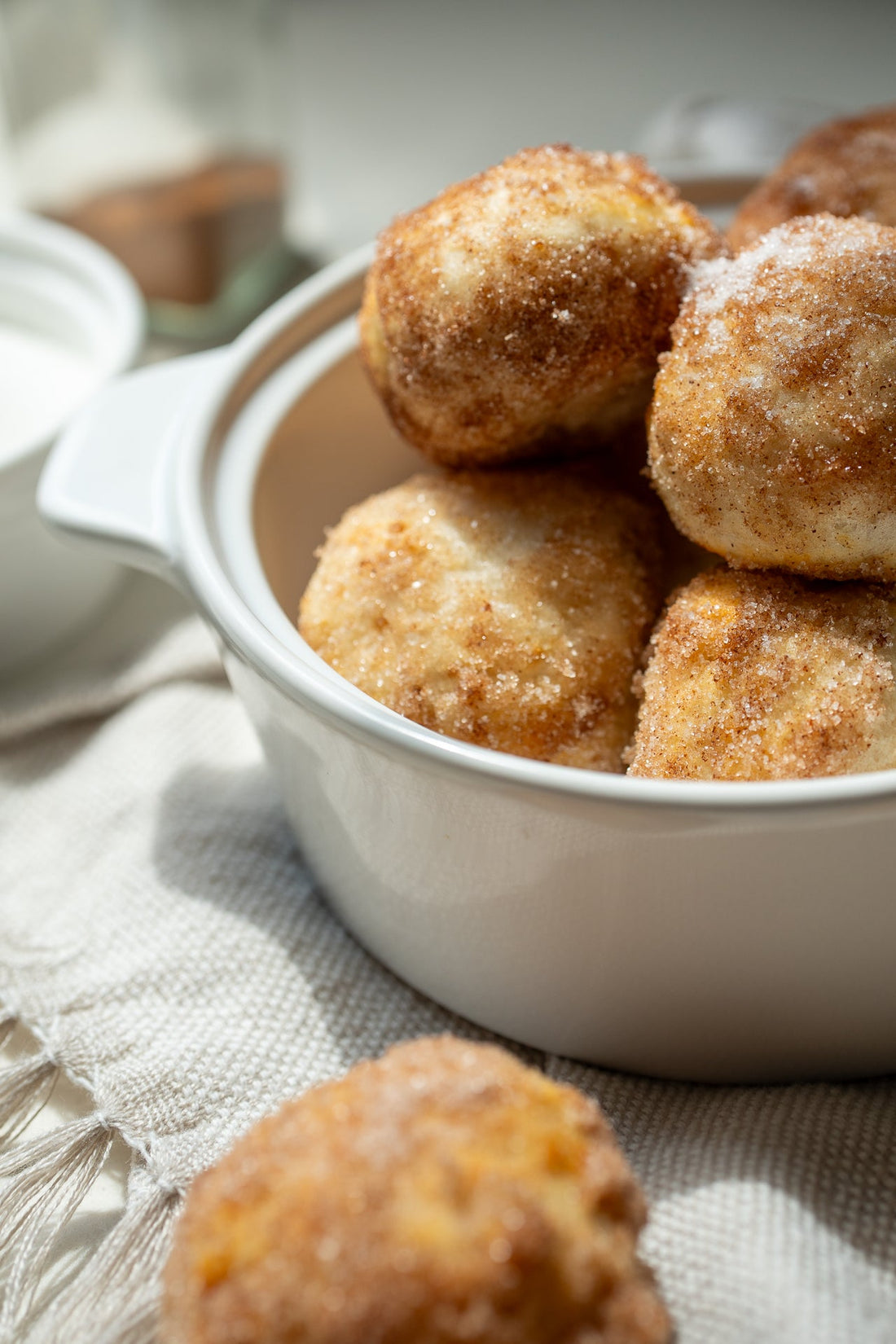 Bouchées de beignes à la cannelle protéinées
