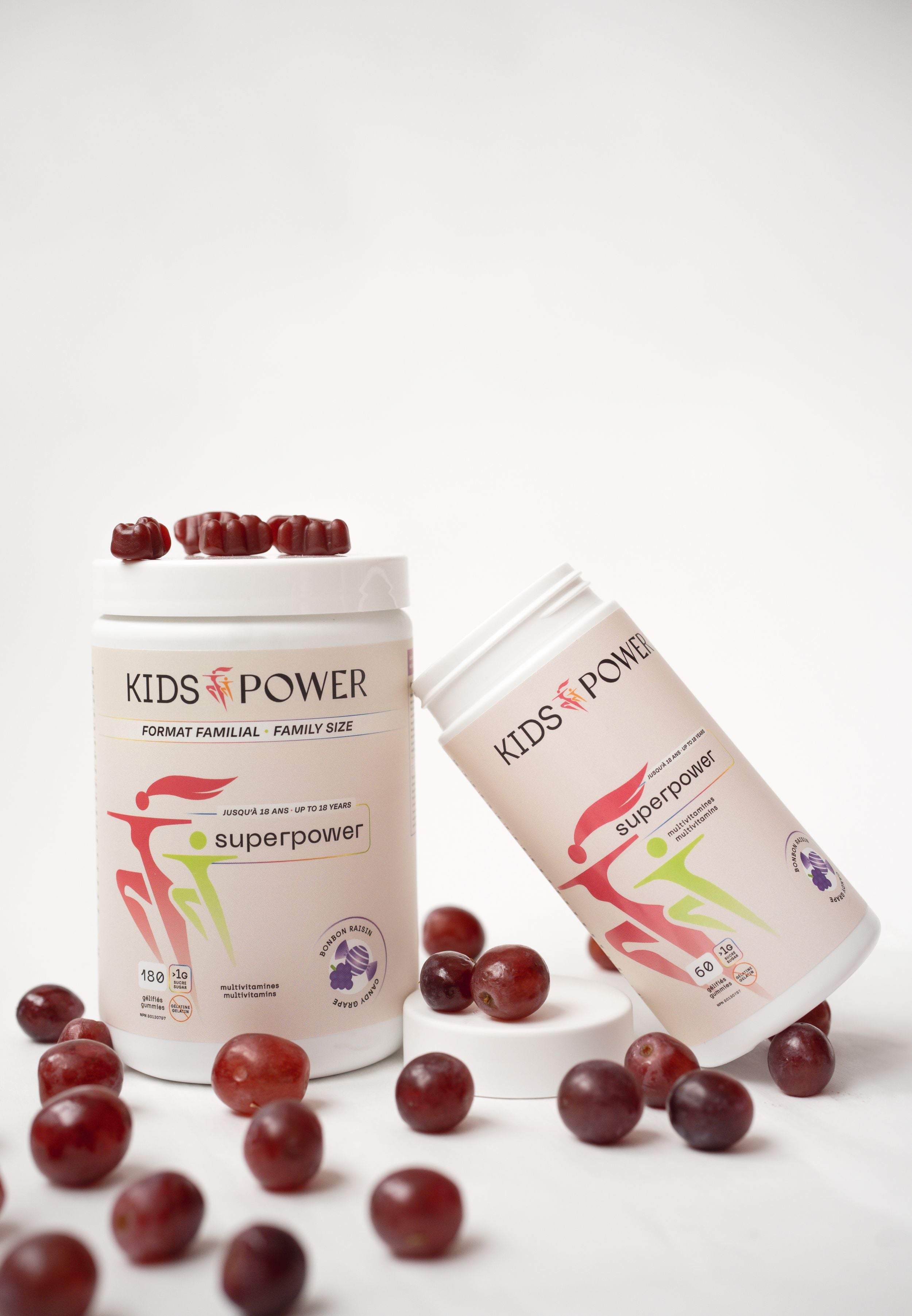 Superpower Multivitamins - Grape candy - Family pack
