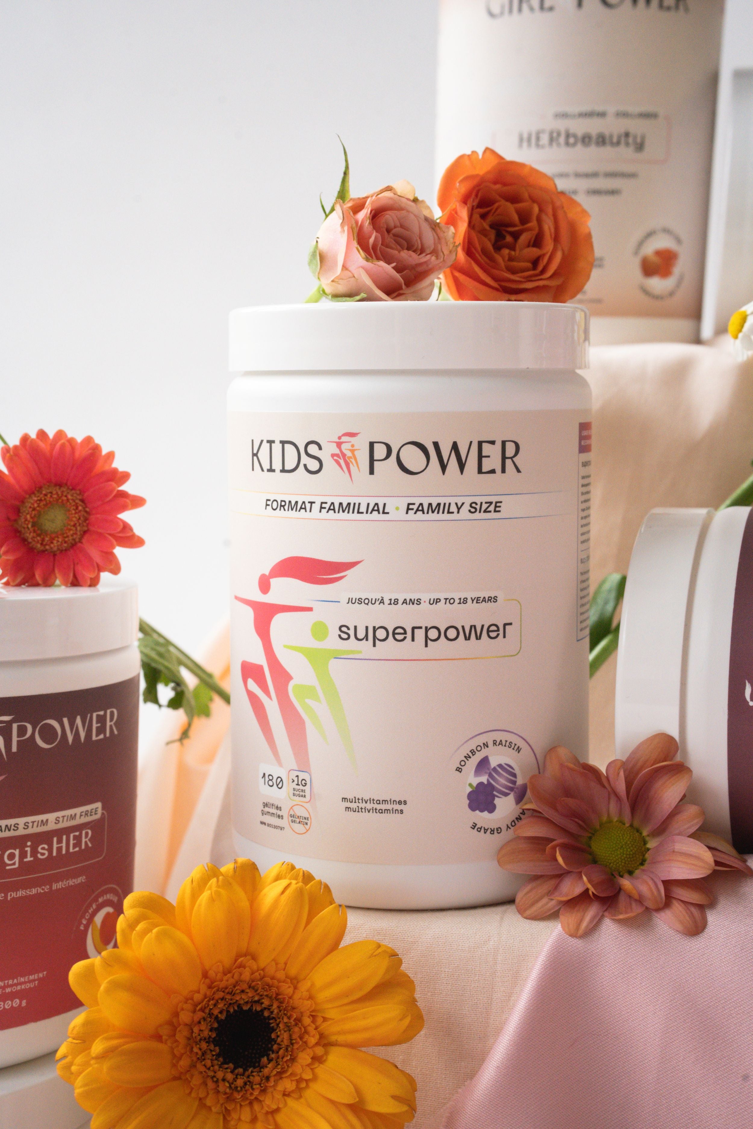 Superpower Multivitamins - Grape candy - Family pack