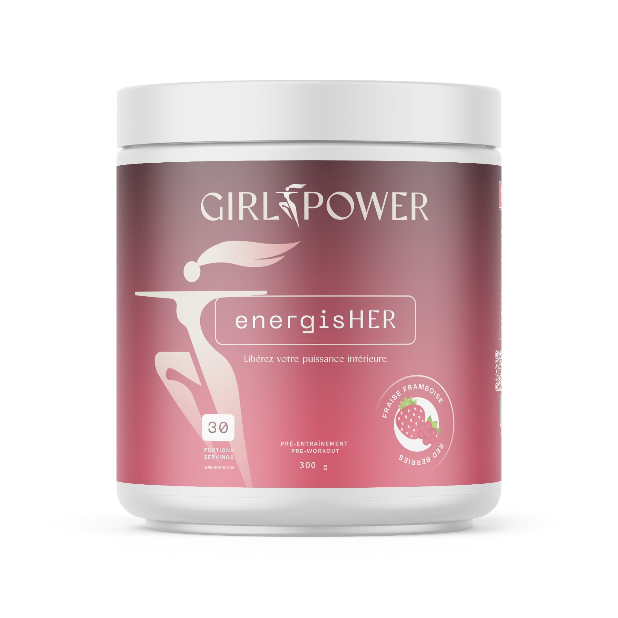 EnergisHER - Fraise & Framboise avec stimulant (Bundles)