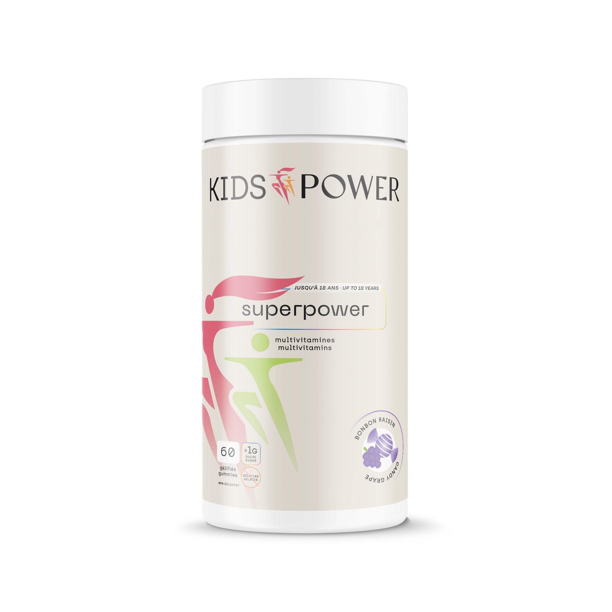 Superpower Multivitamines - Bonbon aux raisins (Bundles)
